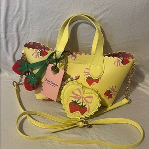 Juicy Couture Sweet Strawberry Mini Tote New With Tags